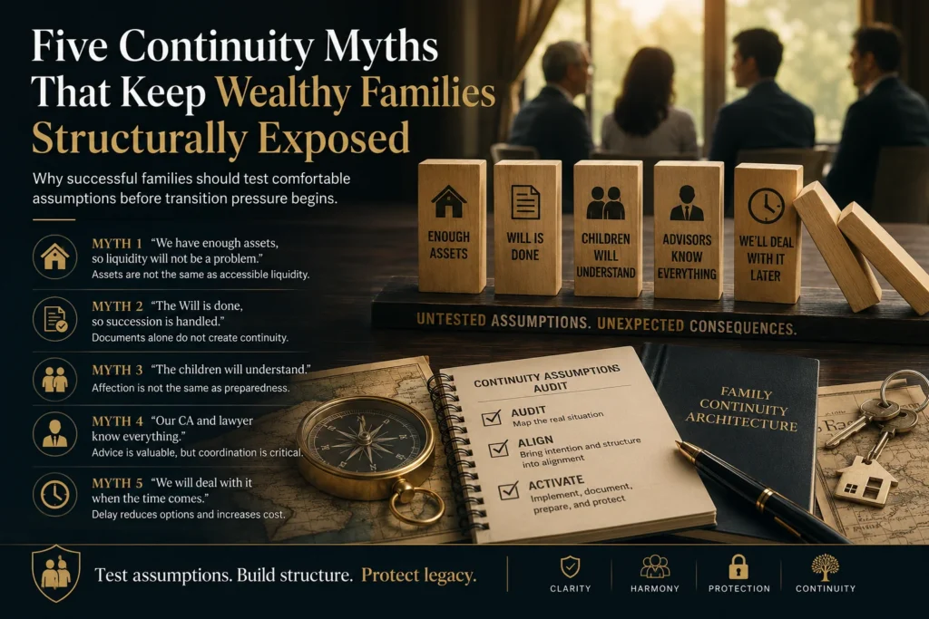 Five continuity myths that leave wealthy families structurally exposed